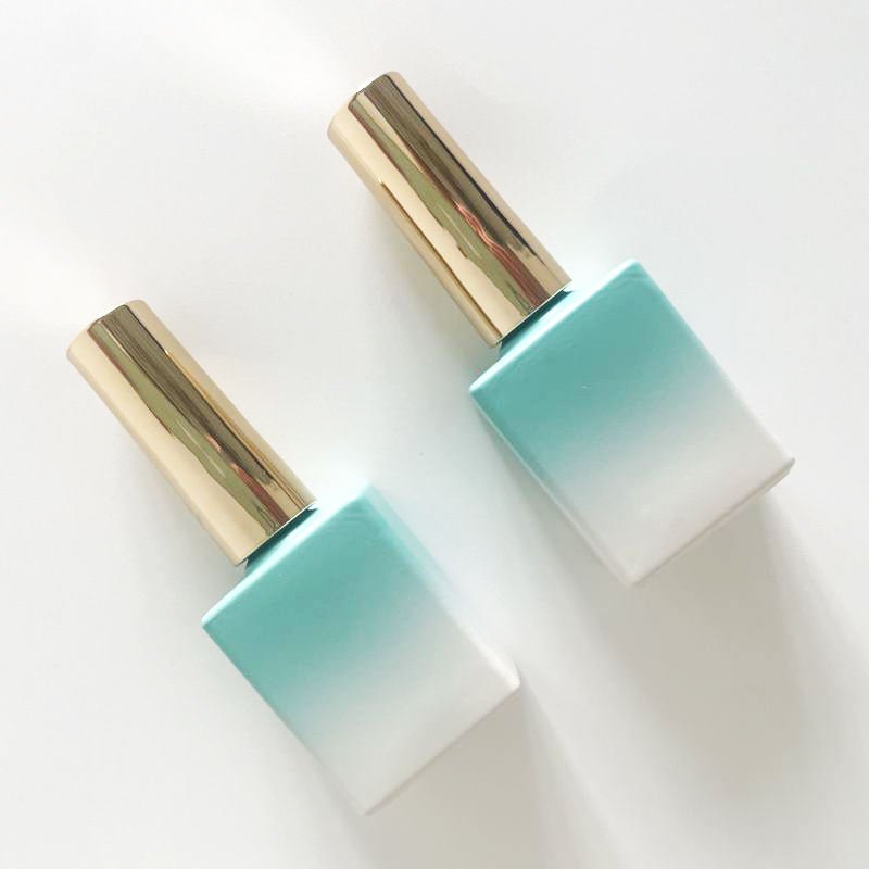 Refillable Empty Small Glass Nail Polish Bottles With Brush Cap 5ml 10ml 15ml