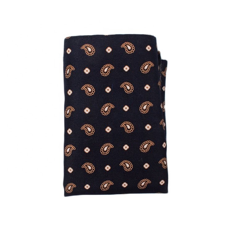 Classic Plaid leaf Polyester Pocket Square 24cm Men Black Hanky Party Daily Handkerchief Tuxedo Gift Accessory