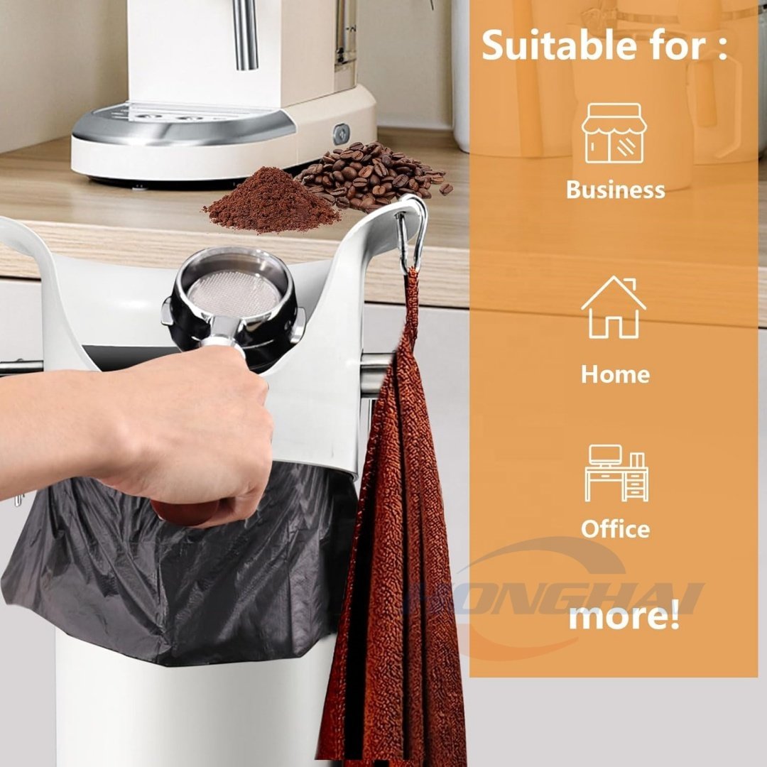 Custom Thick Garbage Bag for Coffee Shop,Coffee Knock Box Trash Bags for Commercial Floor Standing,heavy duty garbage bags
