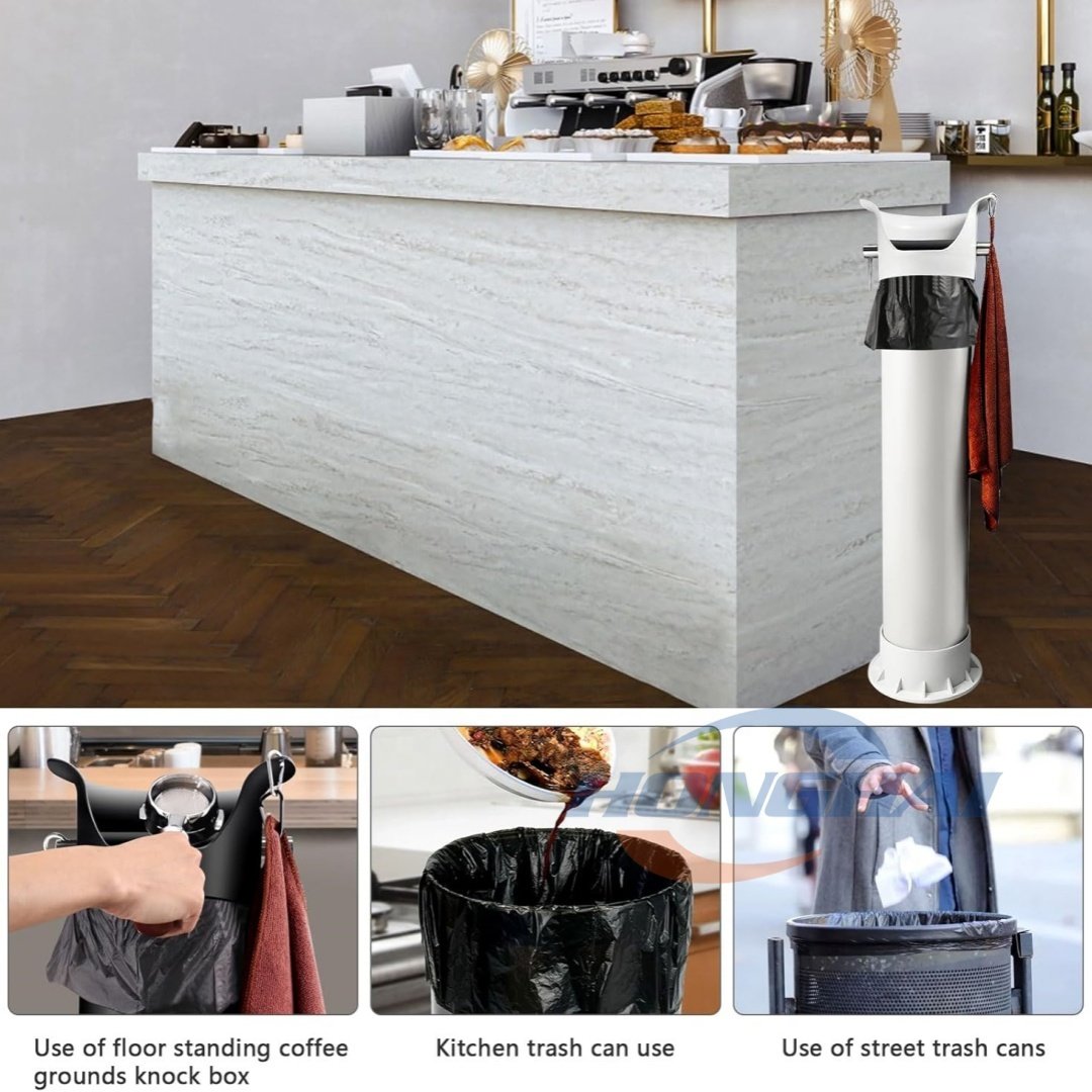 Custom Thick Garbage Bag for Coffee Shop,Coffee Knock Box Trash Bags for Commercial Floor Standing,heavy duty garbage bags