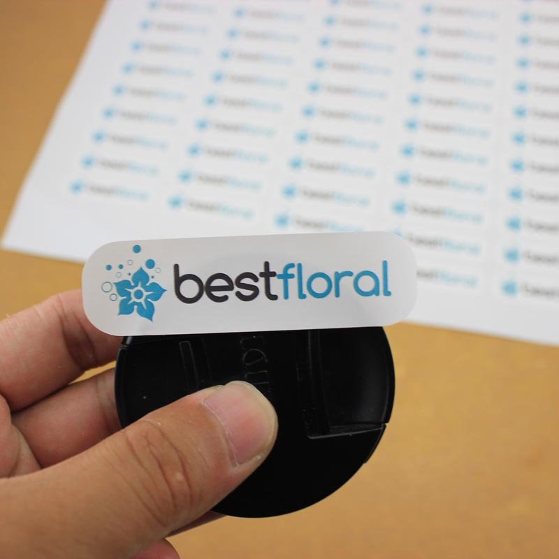 Custom Printed Logo Sticker Packaging Set Die Cut Vinyl Sticker Pack