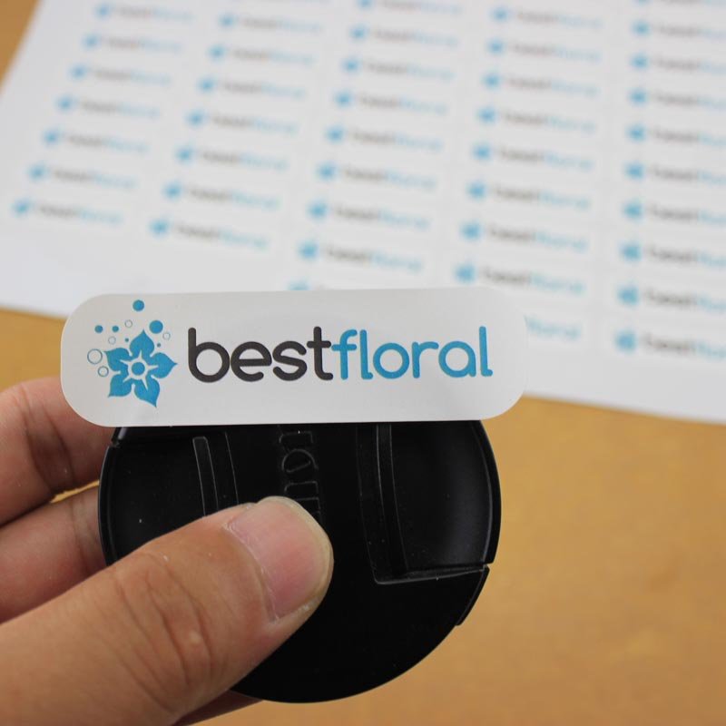 Custom Printed Logo Sticker Packaging Set Die Cut Vinyl Sticker Pack