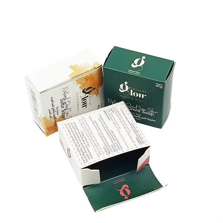 Custom Soap Boxes With Logo Eco Friendly Soap Box Packaging Empty Soap Boxes