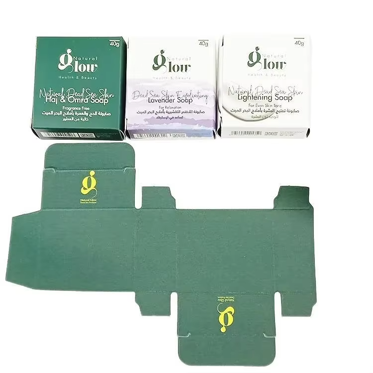 Custom Soap Boxes With Logo Eco Friendly Soap Box Packaging Empty Soap Boxes