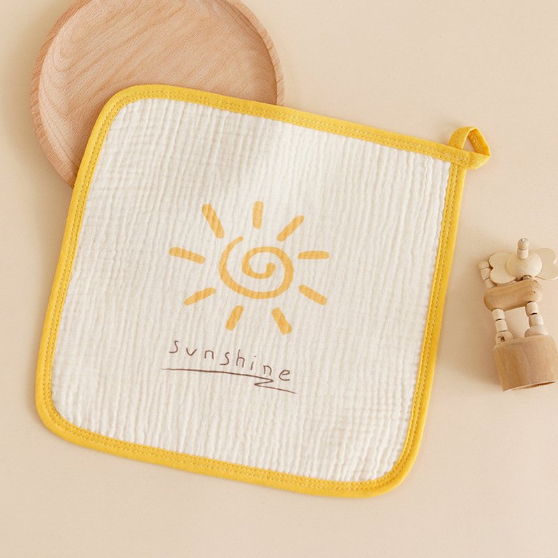Soft Muslin Cotton Baby Towel Burp Cloth Washcloth Muslin Face Cloth Handkerchief Muslin Baby Towel