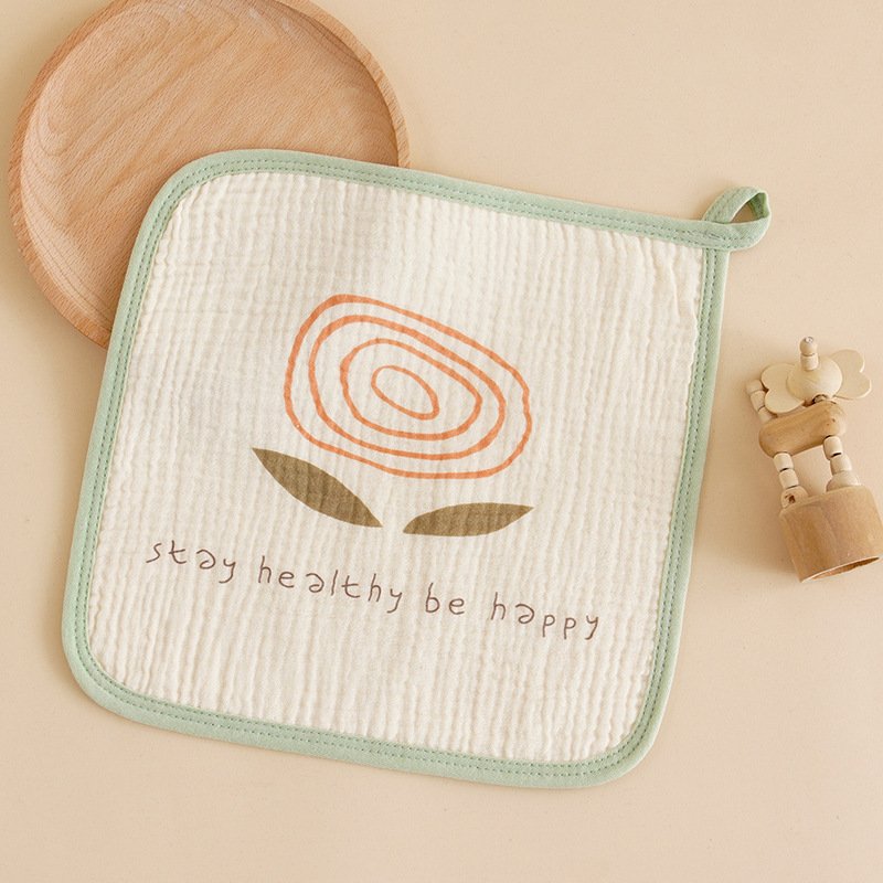 Soft Muslin Cotton Baby Towel Burp Cloth Washcloth Muslin Face Cloth Handkerchief Muslin Baby Towel