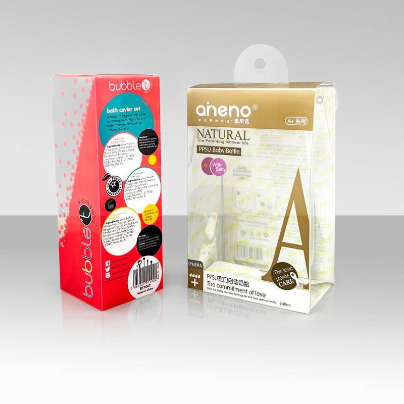 Cube Gift Acetate Box Transparent PET Packaging Clear Vinyl PVC Box Packaging Plastic Boxes