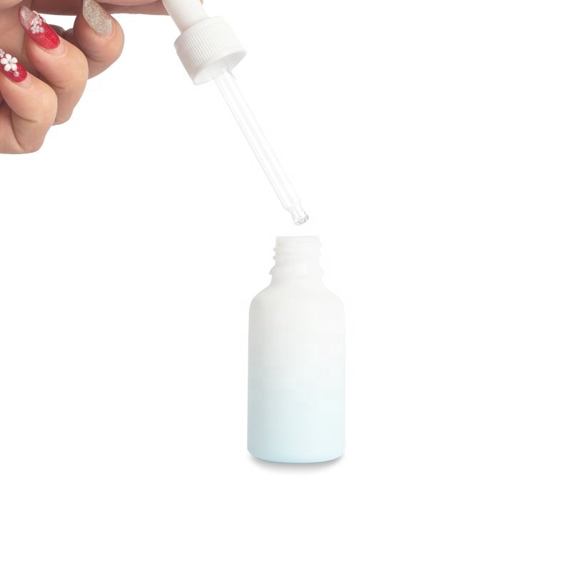 10 ml gradient pink essential oil bottle essence liquid refill vial plastic tip dropper portable lotion spray bottle