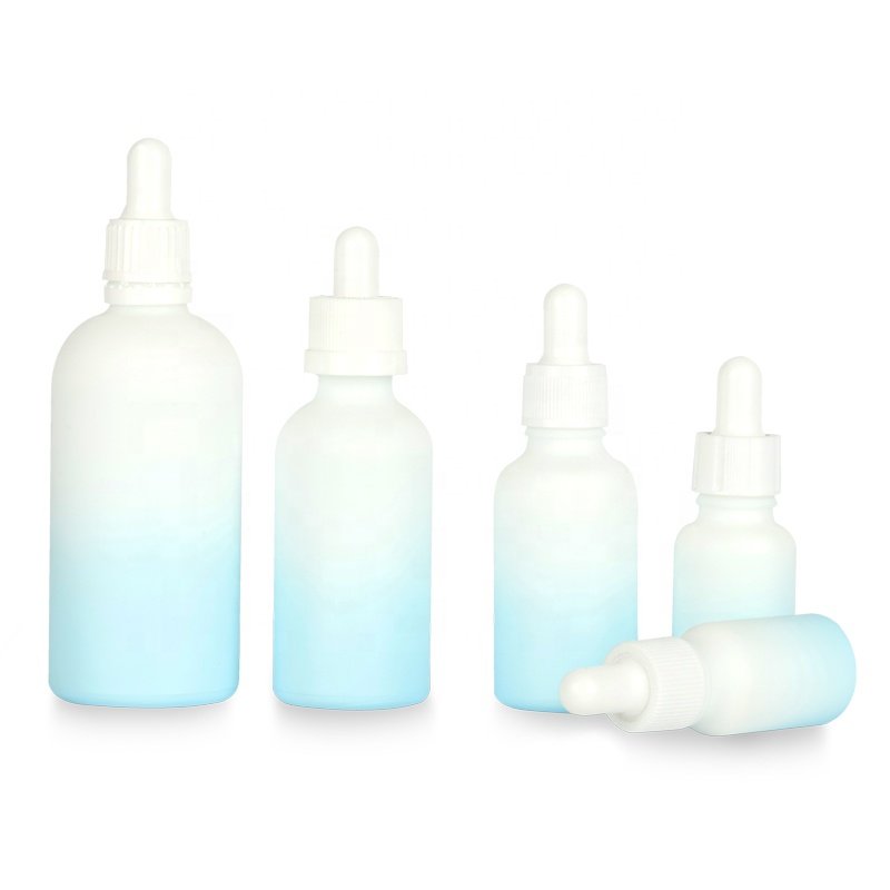 10 ml gradient pink essential oil bottle essence liquid refill vial plastic tip dropper portable lotion spray bottle