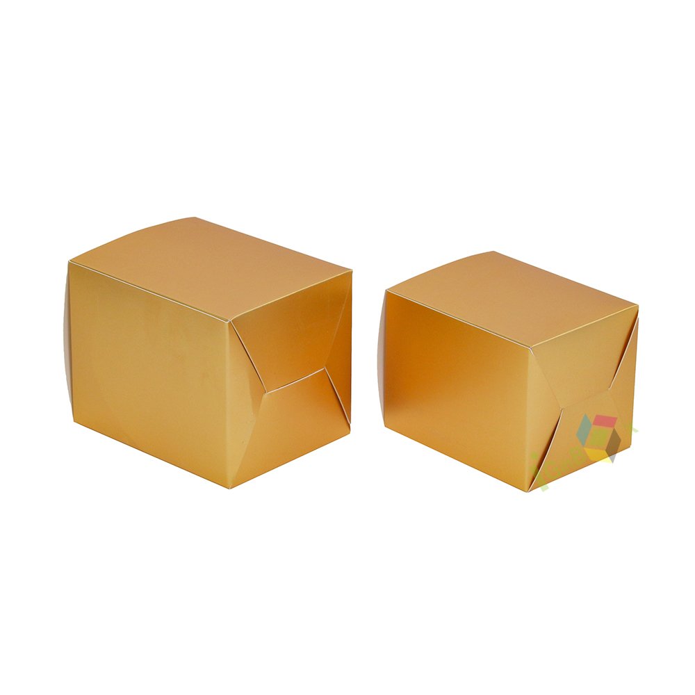 Gold Card Box Custom Cardboard Moving Box With Logo Printing