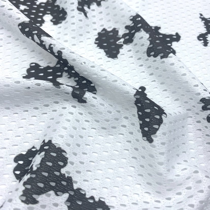 Polyester printed snow camouflage mesh sports fabric for outdoor winter camo uniform pants jacket tube scarf