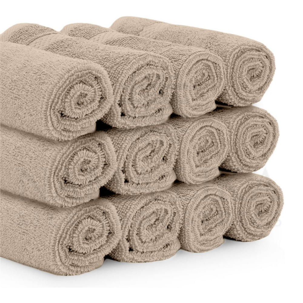 100% Cotton Luxury Face Hand Bath Towels Custom Design Durable Solid Color Factory Manufactured Absorbent Kitchen Use Wholesale