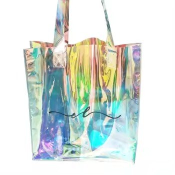 Holographic handbag Large Capacity Waterproof Custom Logo design Portable bag