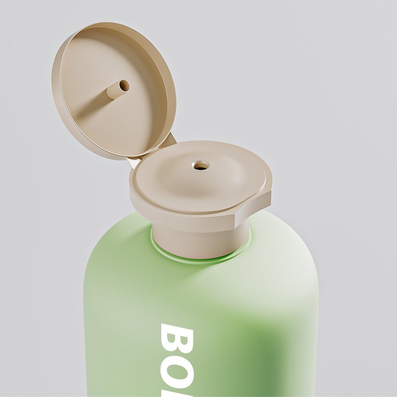 wholesale Eco-friendly luxury Shampoo And Conditioner bottle 200ml 260ml 300ml 400ml 500ml round empty HDPE plastic bottles