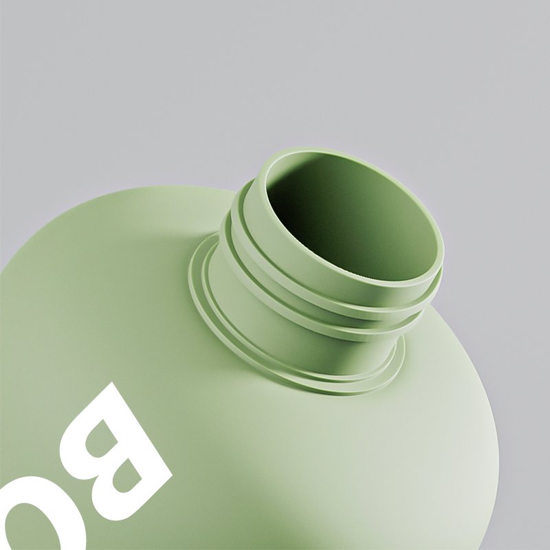 wholesale Eco-friendly luxury Shampoo And Conditioner bottle 200ml 260ml 300ml 400ml 500ml round empty HDPE plastic bottles