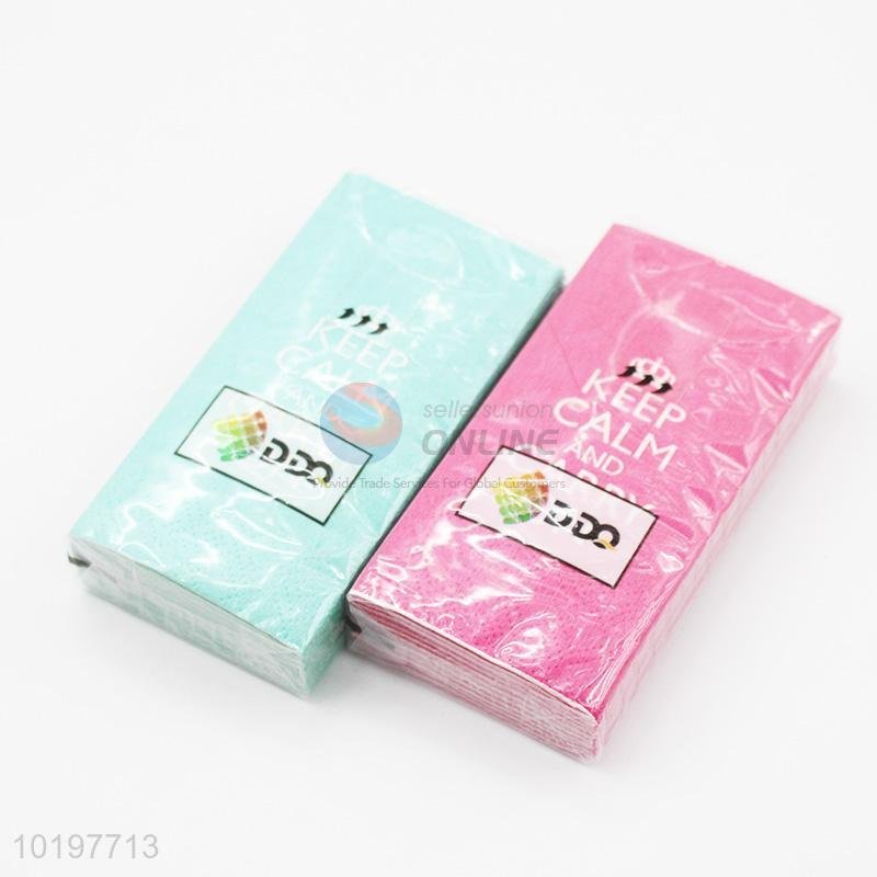 Wholesale Customized Hand Towel Tissue Paper Small Travel Pack Soft Facial 3 Ply Pocket Paper