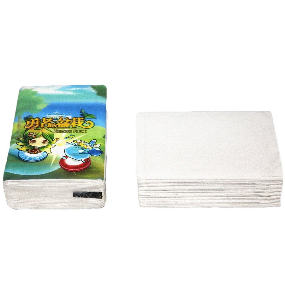 Basic Ultra soft pocket pack facial tissue face tissue paper handkerchiefs for commercial places
