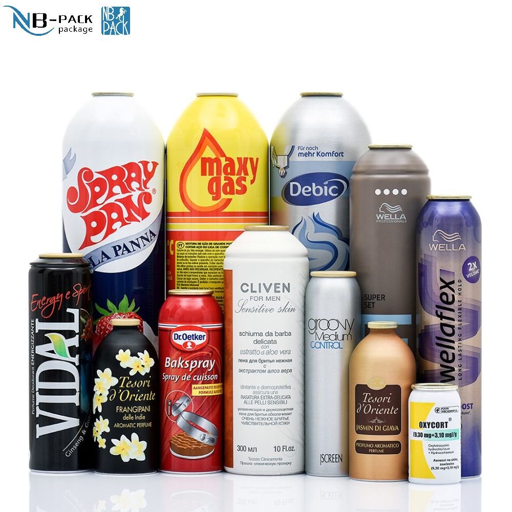 Manufacturer Tinplate Empty Aerosol Can Aluminum Spray Can with Pump Sprayer for Personal Care Wholesale