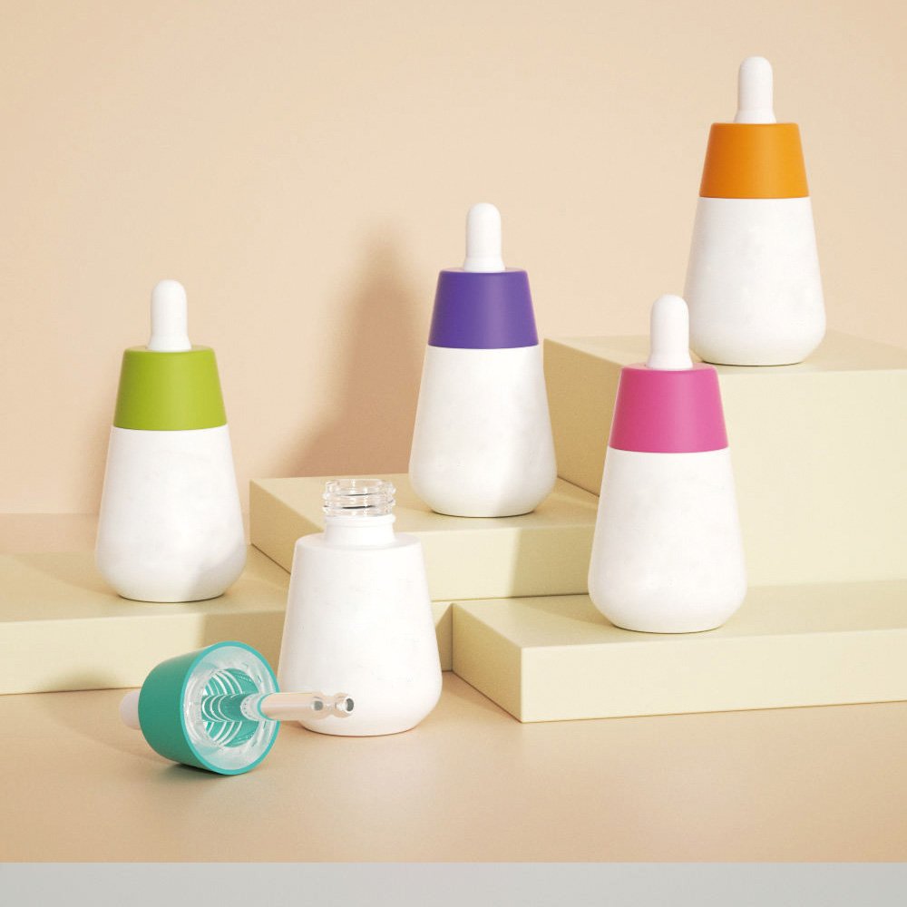 High-Quality Dropper Glass Bottle with Customizable Dropper Cap for Essential Oils