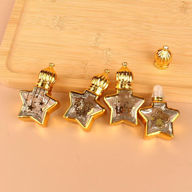 3ml 6ml 9ml 12ml Octagonal Glass Roller Bottle Mini Perfume Bottle Essential Oil Bottle