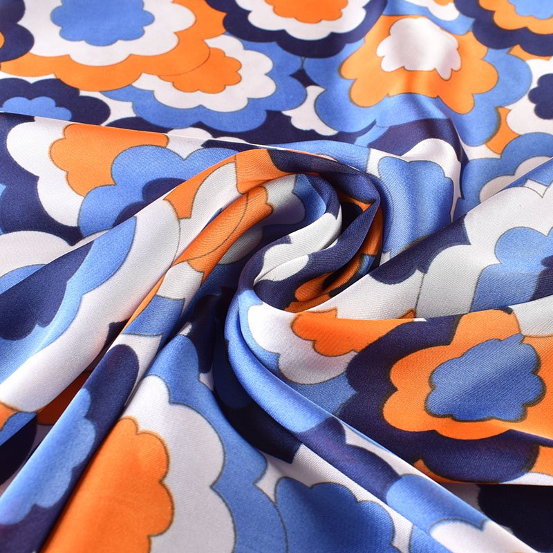 QL Silk Square Scarf Women Satin Shawl Wrap Hijab Female Hair Band Wrist Luxury Head kerchief flower 70*70cm Echarpe Bandana
