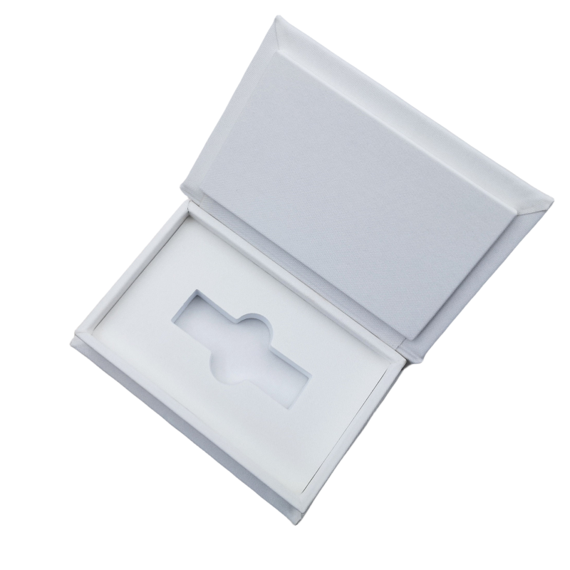 Luxury custom wedding album box picture frame packaging anniversary photo usb flash drive gift box