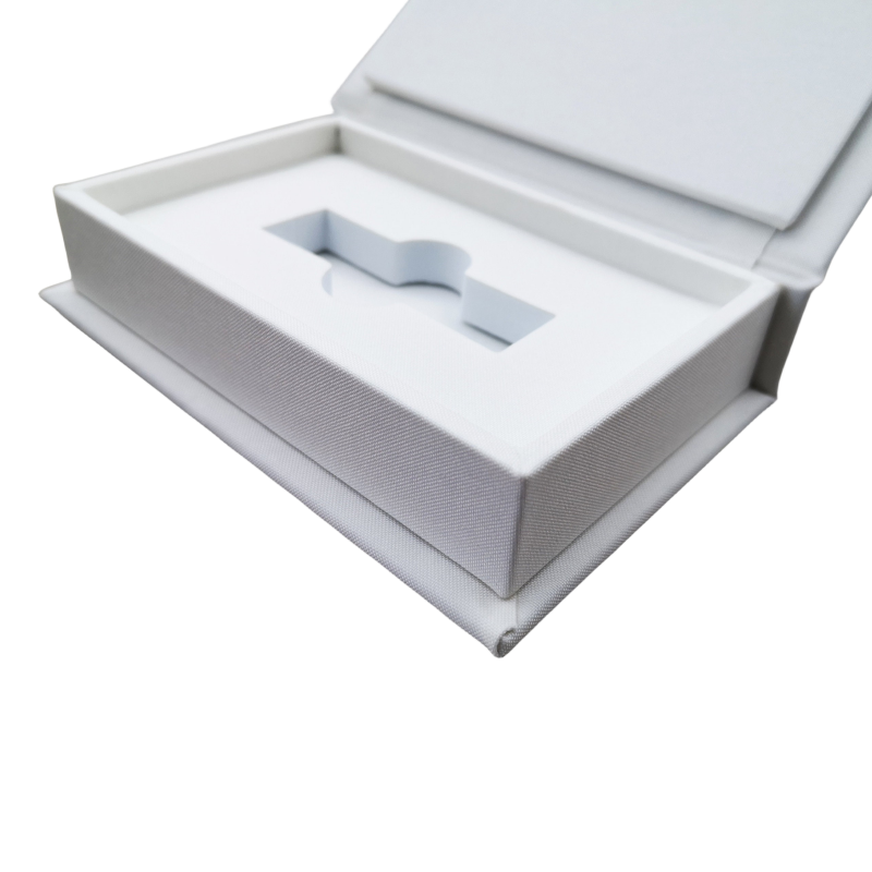 Luxury custom wedding album box picture frame packaging anniversary photo usb flash drive gift box