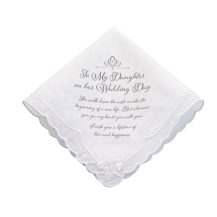 White Cotton Handkerchief