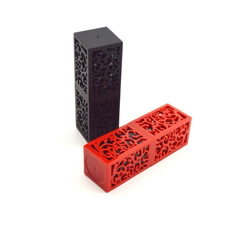 Best Price Cosmetic Packaging Luxury Hollow Carving Lipstick Tube