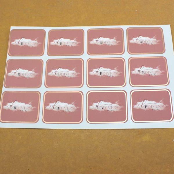 Custom Printed Logo Packaging Label In Roll Waterproof Adhesive Sticker Gold Foil Stickers Labels
