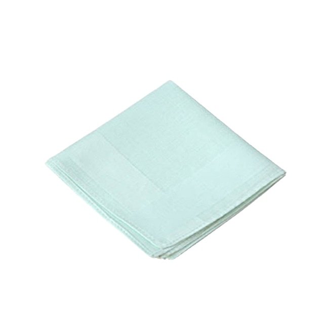 40*40cm Solid Pure Color Handkerchief Cotton Women Plain Pocket Squares Hankies Gift For Girl Neck Hair Scarf Towel 1PC