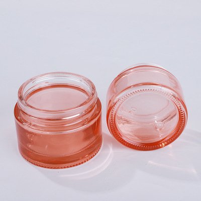 FTS Luxury Cosmetic Containers Glass Cream Jar Empty Skin Care Serum Cream Cosmetics Jars