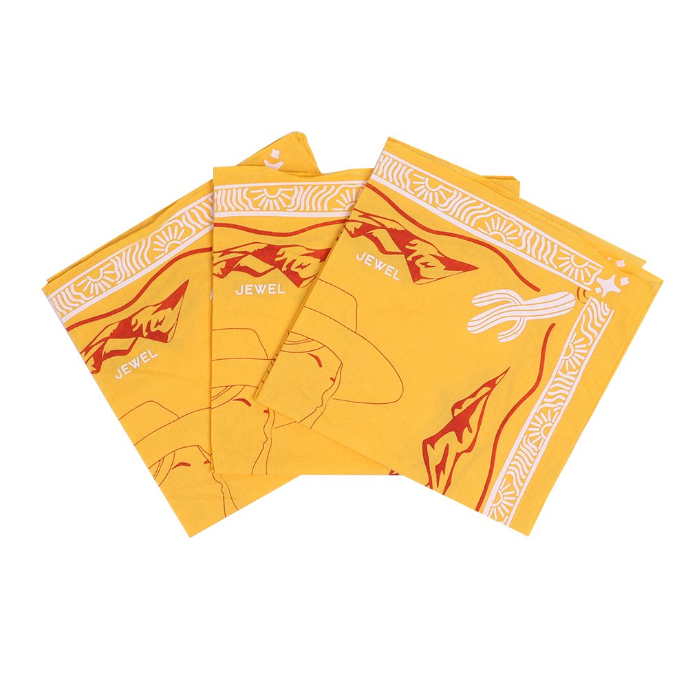 Custom Square Bandana Cotton Square Scarf Cycling Sport Headband Handkerchief