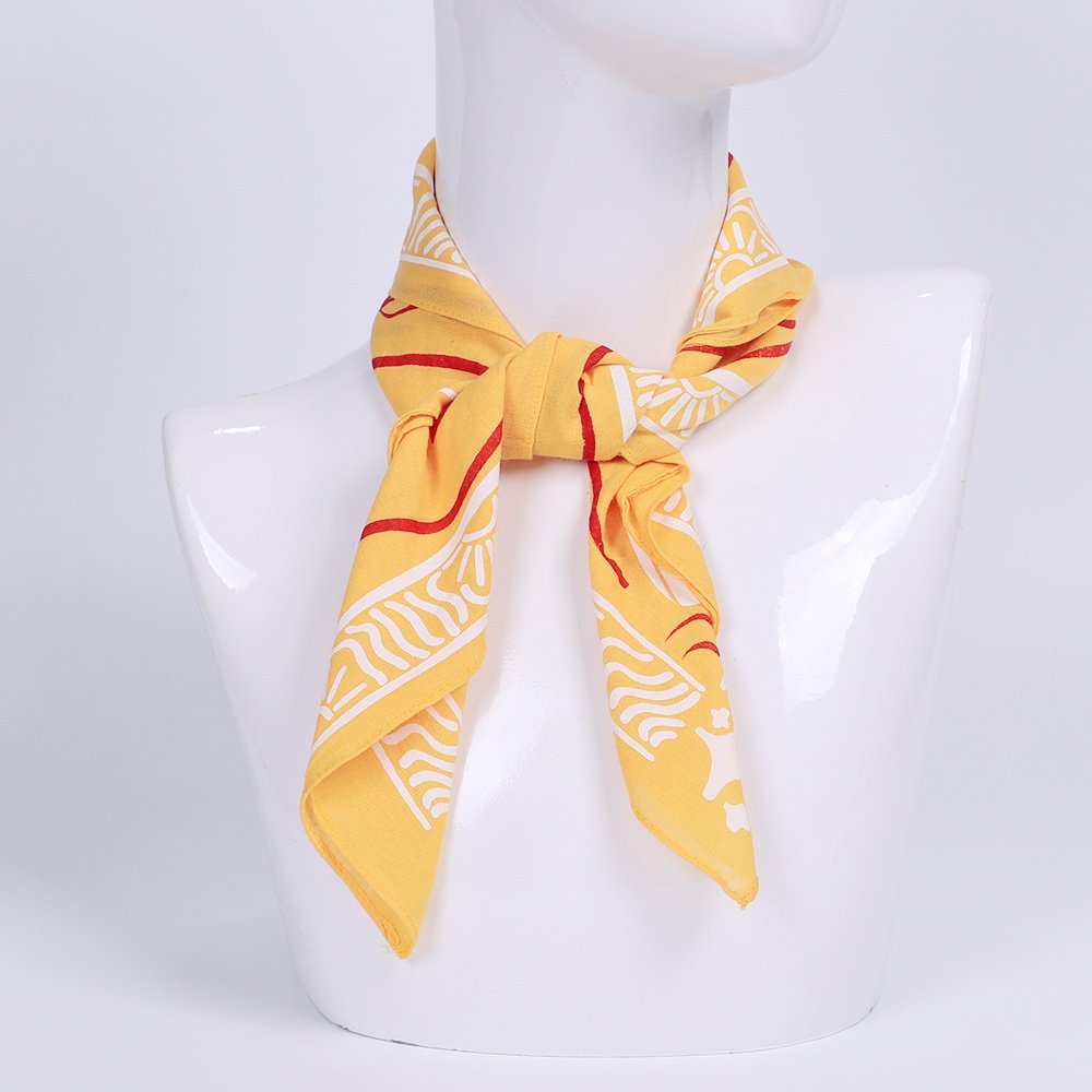 Custom Square Bandana Cotton Square Scarf Cycling Sport Headband Handkerchief