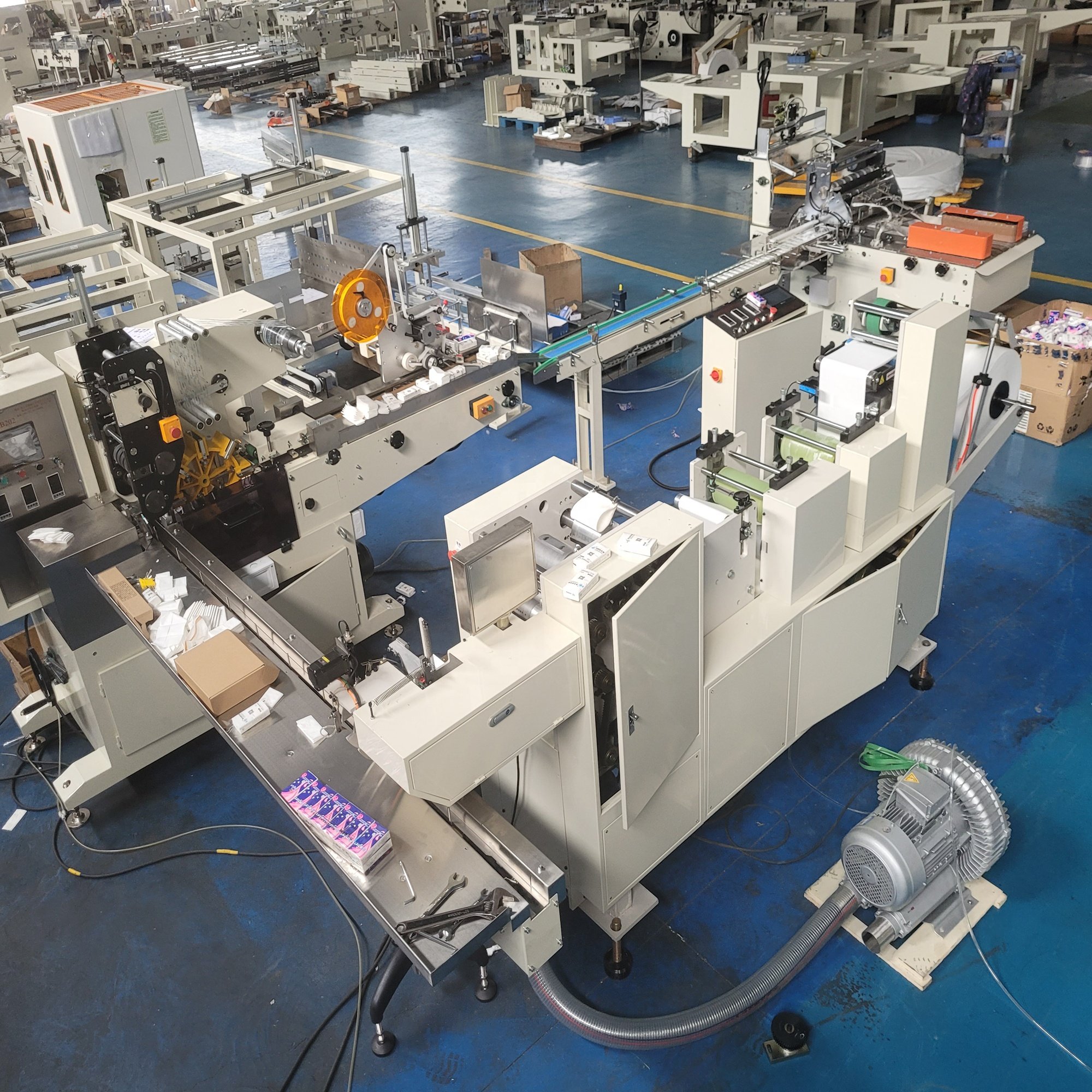 Full Automatic High Speed Handkerchief Tissue Production Line