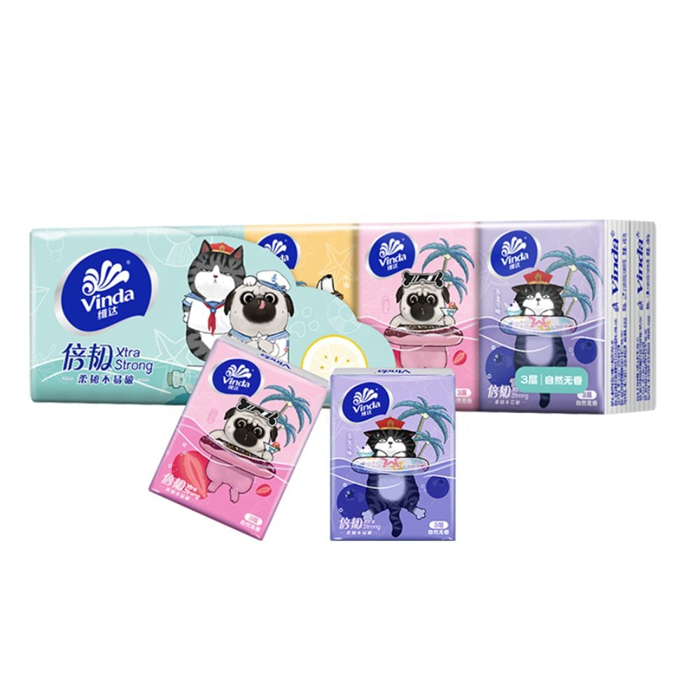 Full Automatic High Speed Handkerchief Tissue Production Line