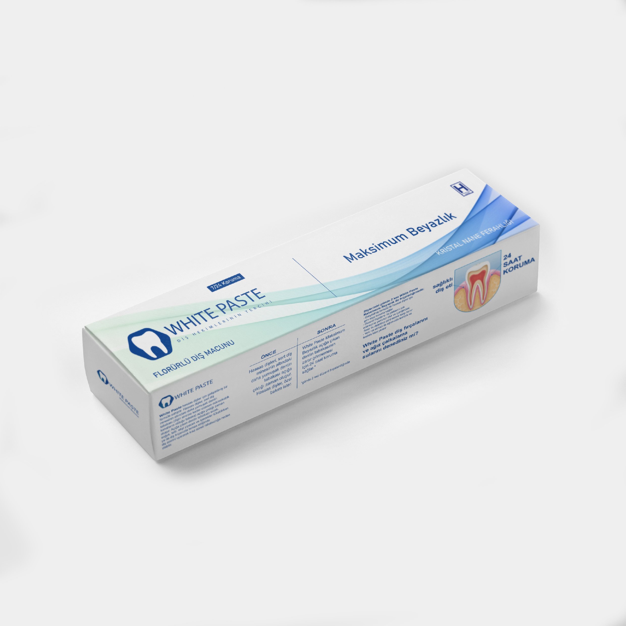 Premium Wholesale Custom Design and Printing Eco Friendly Paper Cardboard Toothpaste Box Packaging