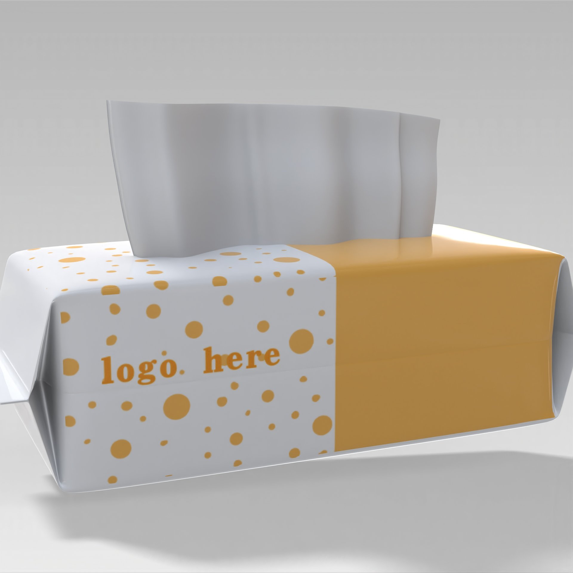 Custom Color Composite Heat Seal Packaging Cotton Pad Tissue Sanitary Napkin Disposal Bags Side Gusset Bag Valve Sealing Handle