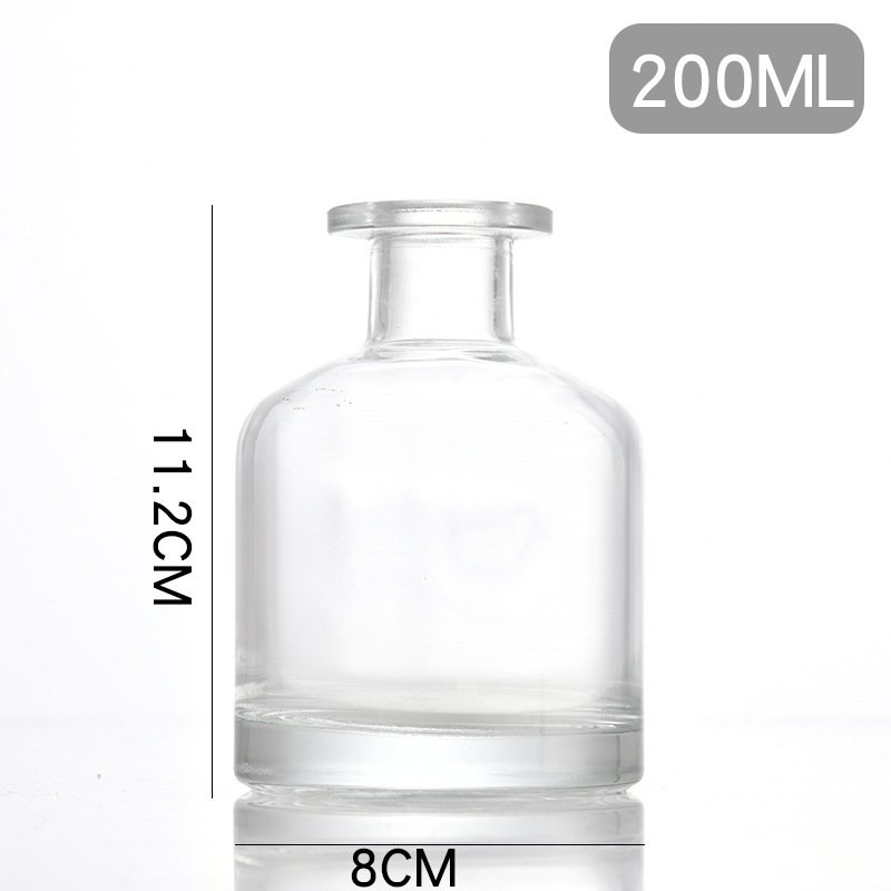 100ml 150ml 200ml Essential Oil Aromatherapy Aroma Diffuser Bottle Empty Amber Glass Reed Perfume Diffuser Bottle With Lid