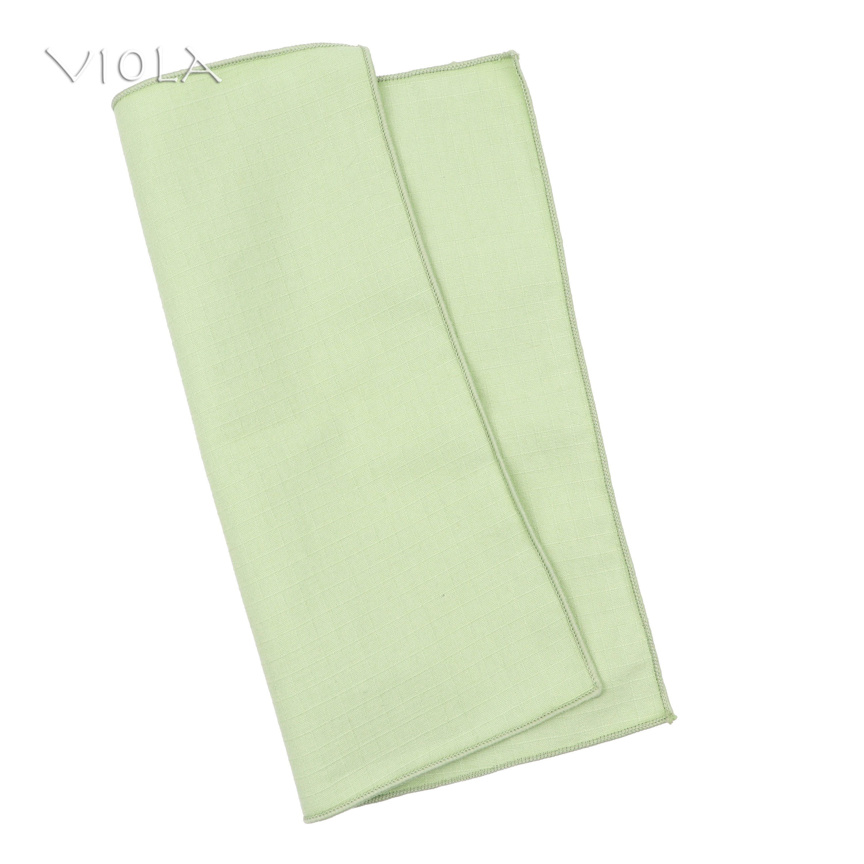 New Color Green Pink Orange Double-Sided Plaid Solid Cotton Hankie Handkerchief Men Pocket Square Wedding Gift Party Accessory