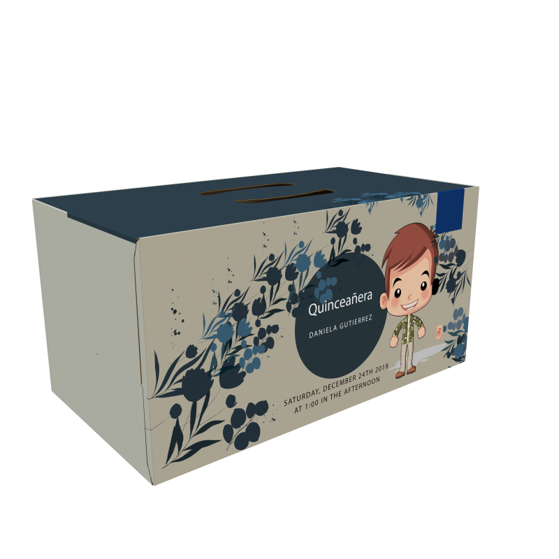 Customized Design Print Suitcase For Diaper Packaging Box Baby Clothes Disposable Diaper Boxes For Children Baby Products