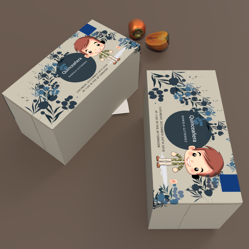 Customized Design Print Suitcase For Diaper Packaging Box Baby Clothes Disposable Diaper Boxes For Children Baby Products