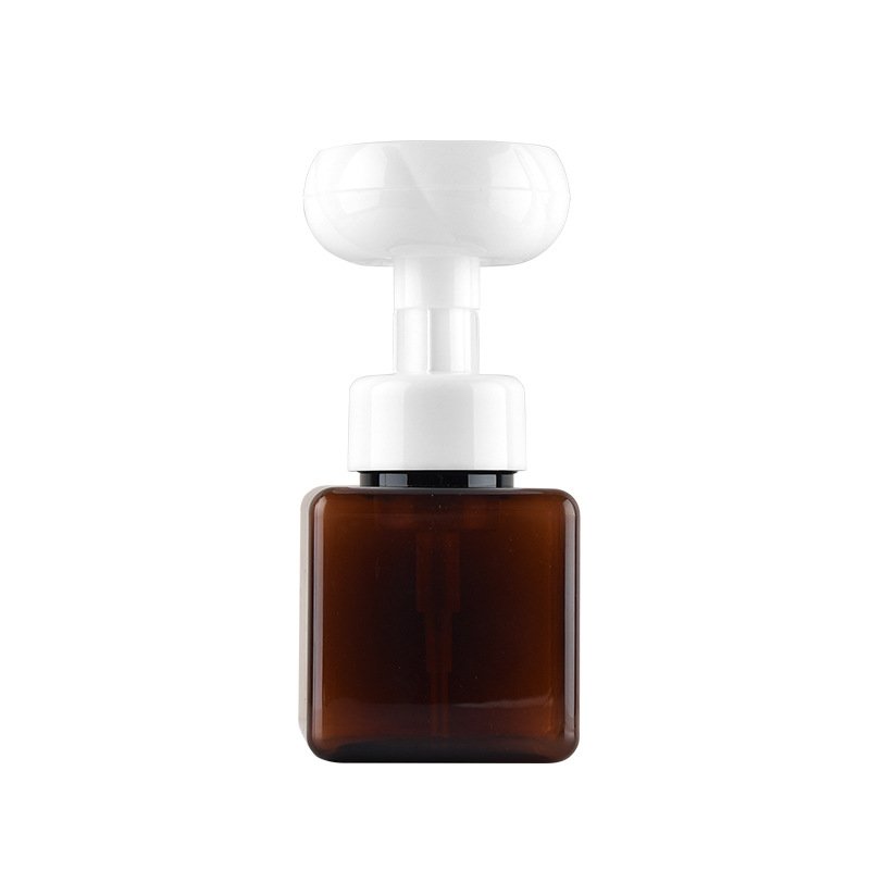 High Quality Square Shape 250ml 450ml 650ml Plastic PETG Pump Foam Bottle With Unique Top