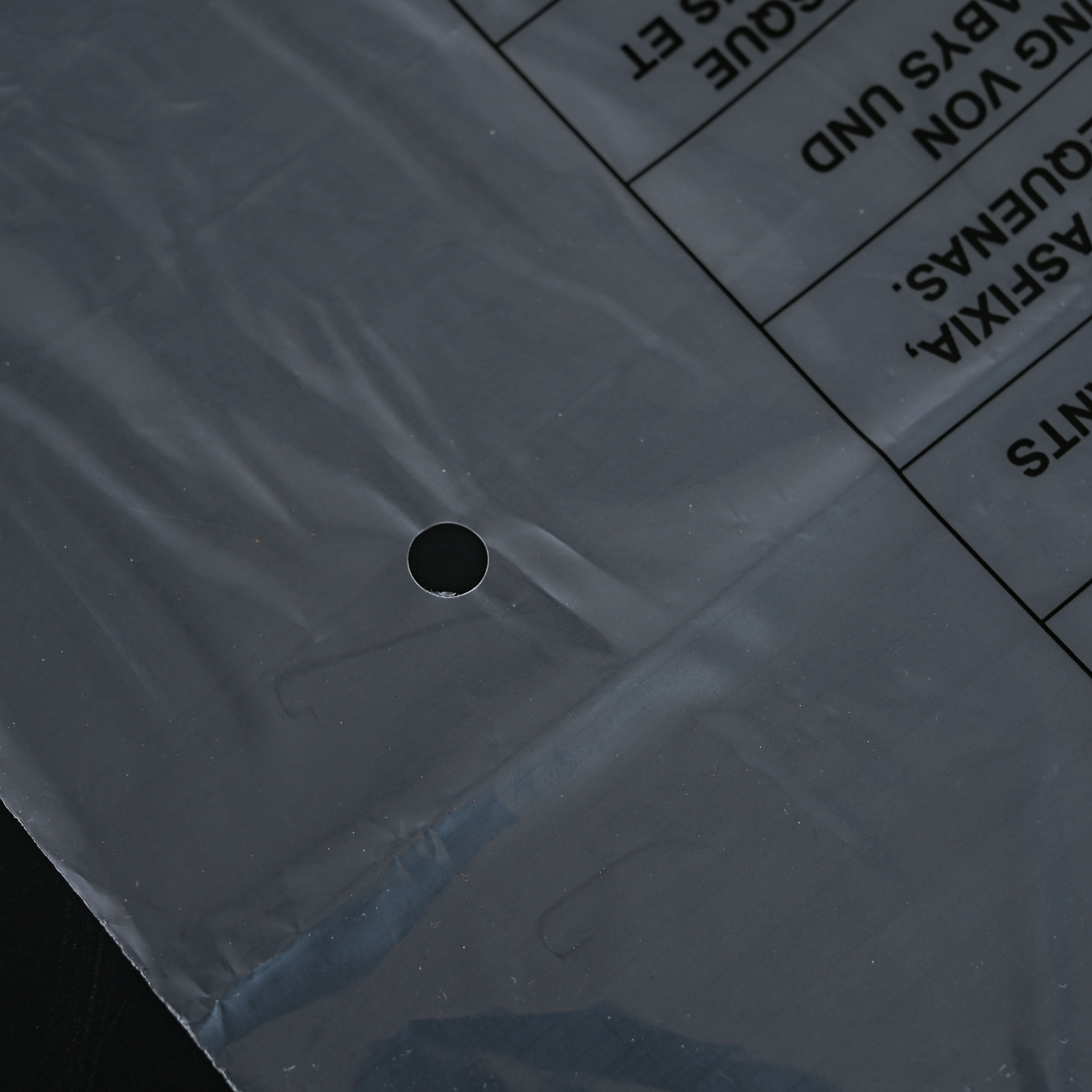 GRS Recycled Self Adhesive Packaging Bag Clear Plastic Bag Packing Bag With Tape