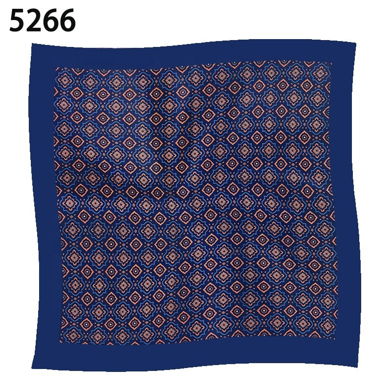 Top selling 33*33cm digit printing square scarf handkerchiefs manufacturers folded pocket squares men