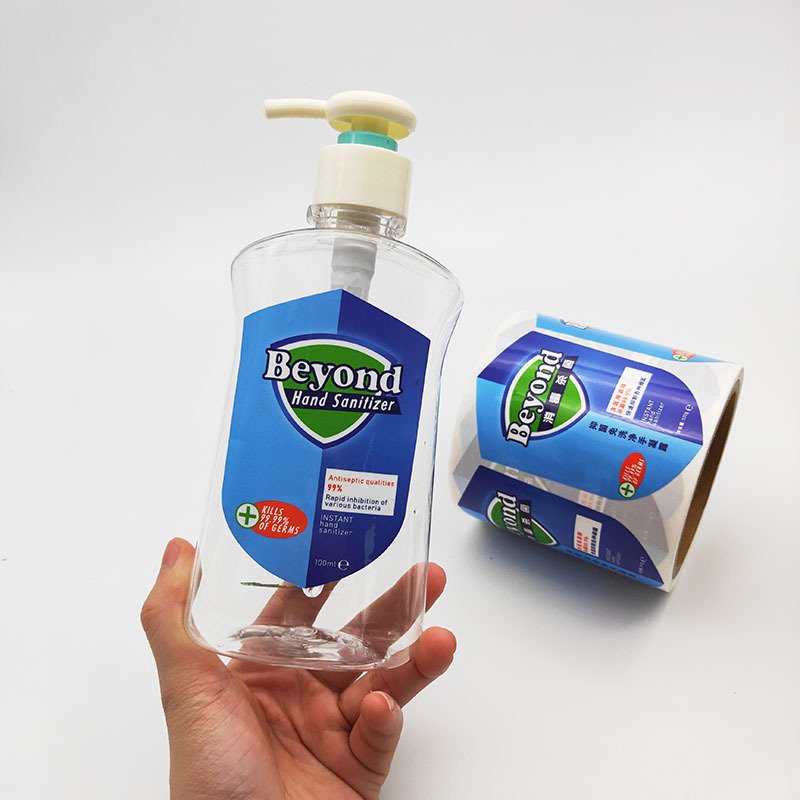 Custom Logo Self Adhesive Label Sticker Printing Waterproof Labels For Bottle Stickers