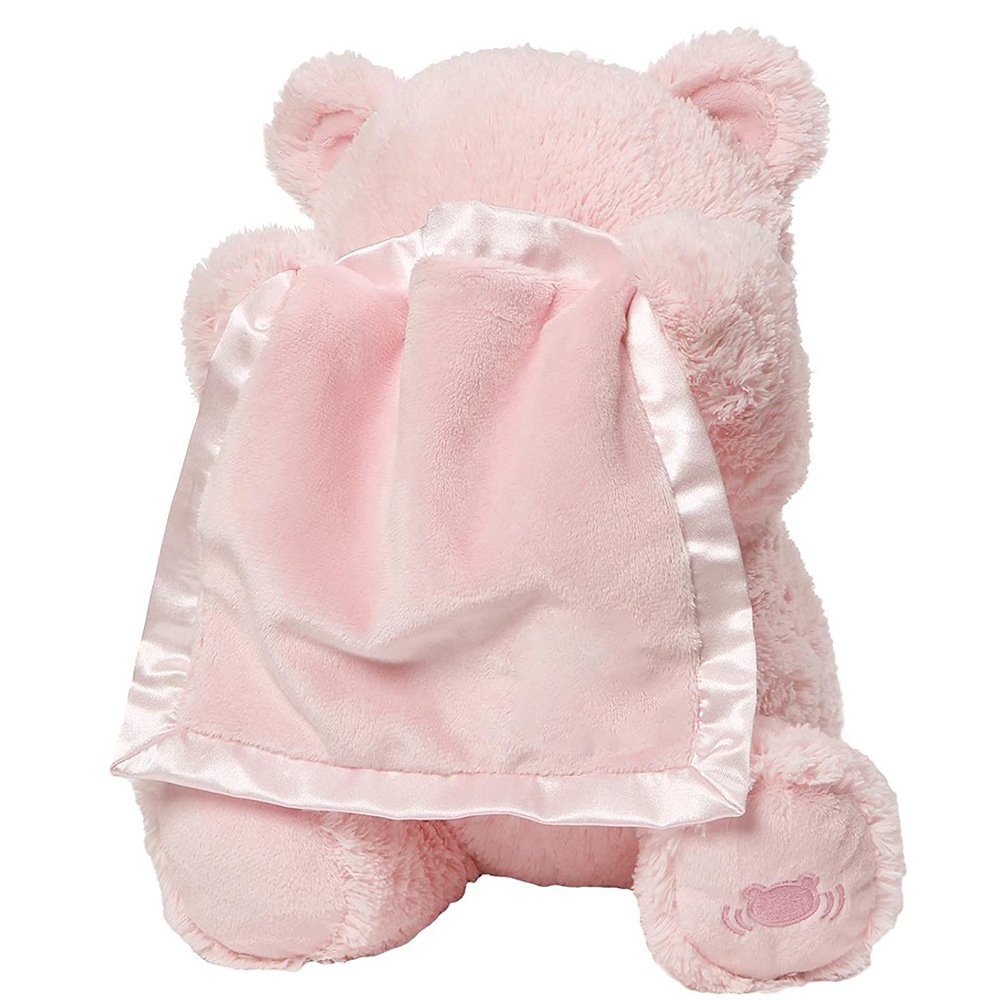 MU Kawaii Hide And Seek Bear Toy Children's Day Gift Baby Plush Learn To Talk Peekaboo Handkerchief Hot sale Cute Plush toy