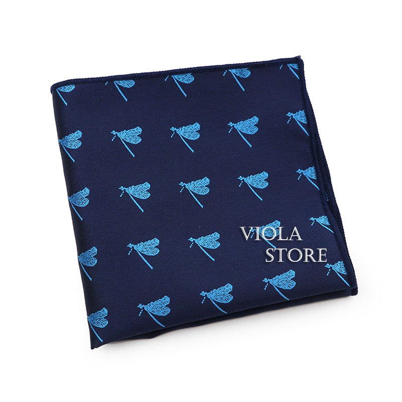Cute Cartoon Animals Hankies Dinosaurs Beetle Dogs Car 26cm Polyester Pocket Square Tuxedo Men Suit Handkerchief Gift Accessory
