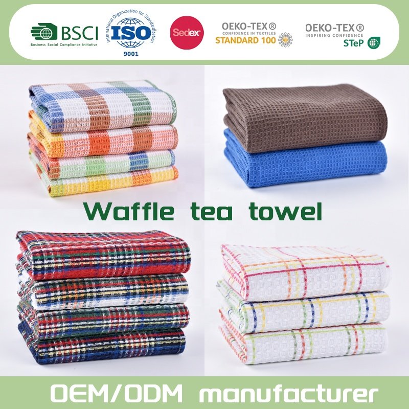 Home-spun cotton kitchen tea towel Dishwashing towel Vegetarian tea towel square handkerchief party around gifts customized