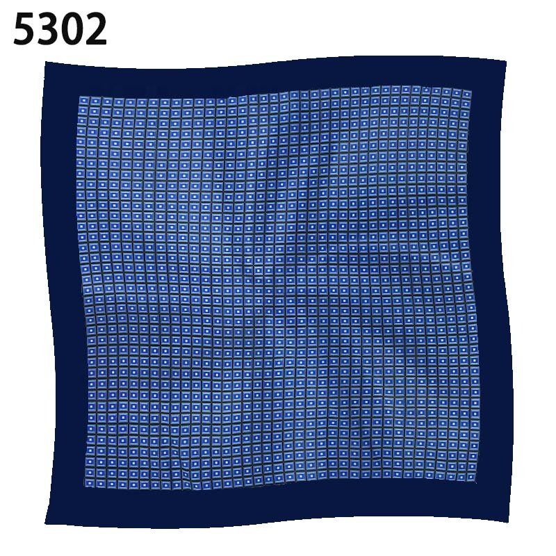 China supplier wholesale high quality pocket square dropshipping organic original print handkerchiefs man pocket square